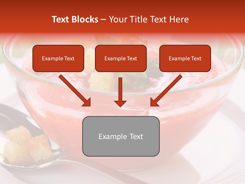 Gazpacho Vegetarian Tasty PowerPoint Template