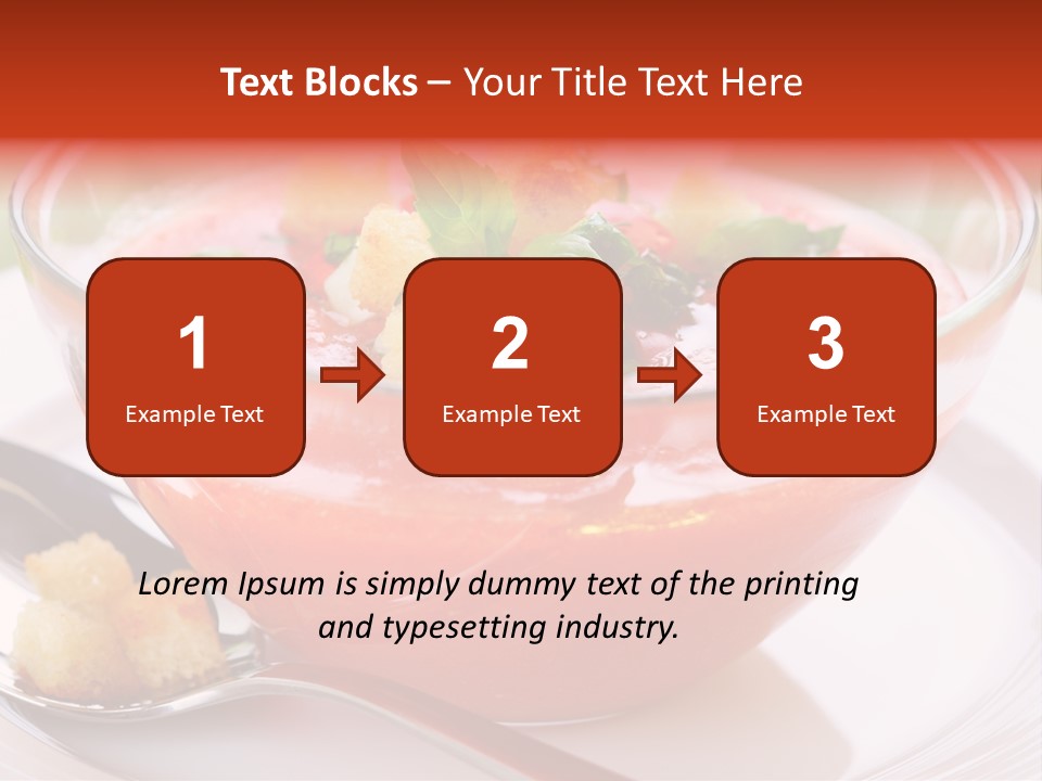 Gazpacho Vegetarian Tasty PowerPoint Template