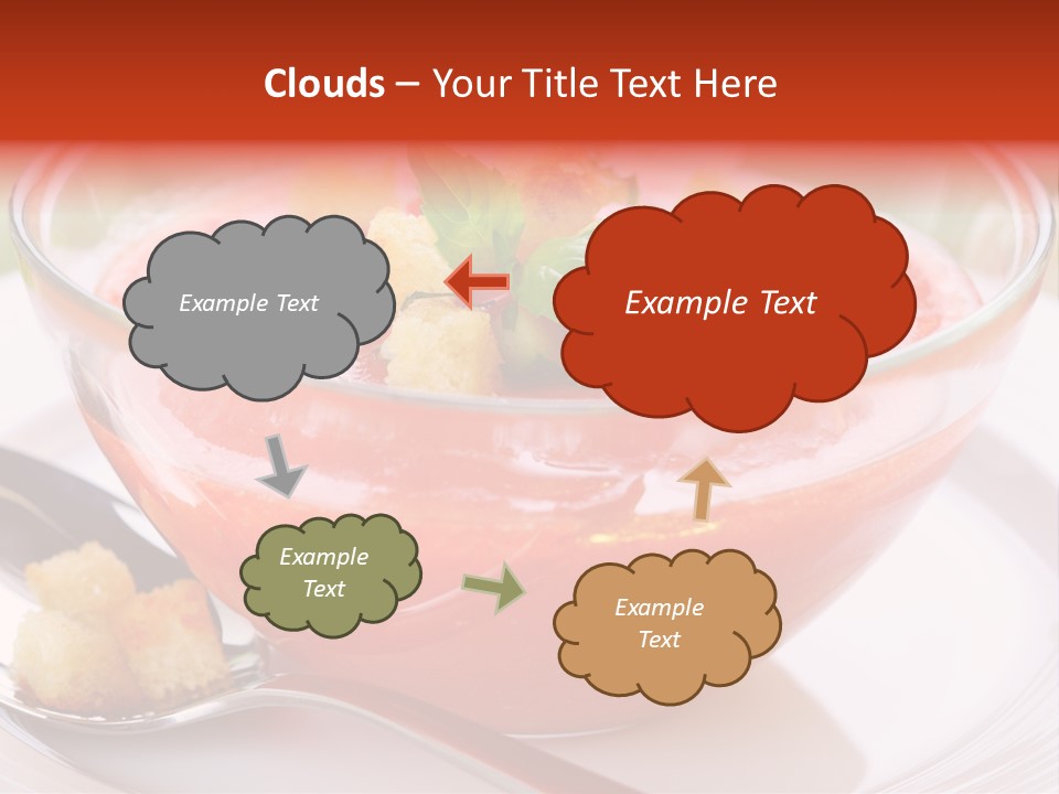 Gazpacho Vegetarian Tasty PowerPoint Template