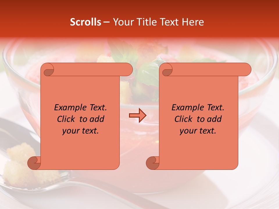 Gazpacho Vegetarian Tasty PowerPoint Template