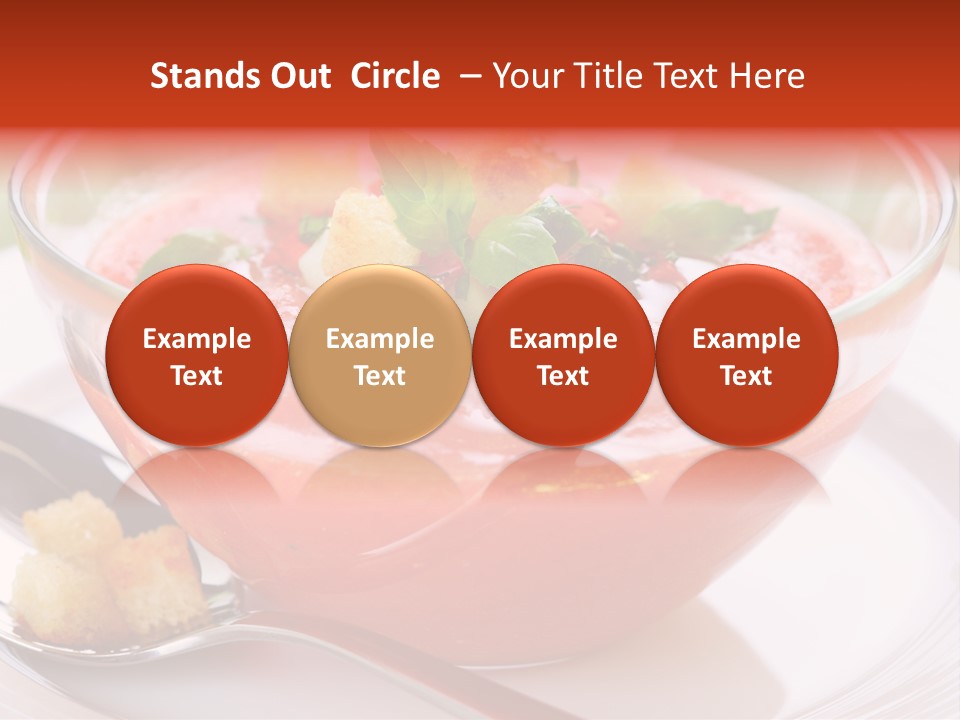 Gazpacho Vegetarian Tasty PowerPoint Template