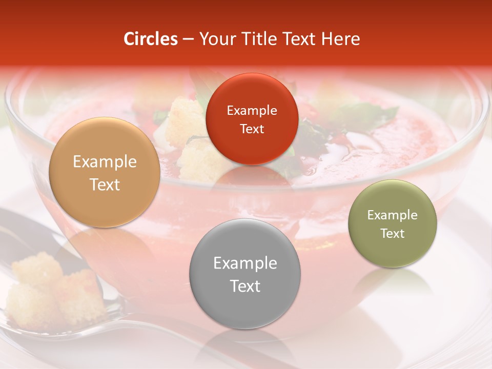 Gazpacho Vegetarian Tasty PowerPoint Template