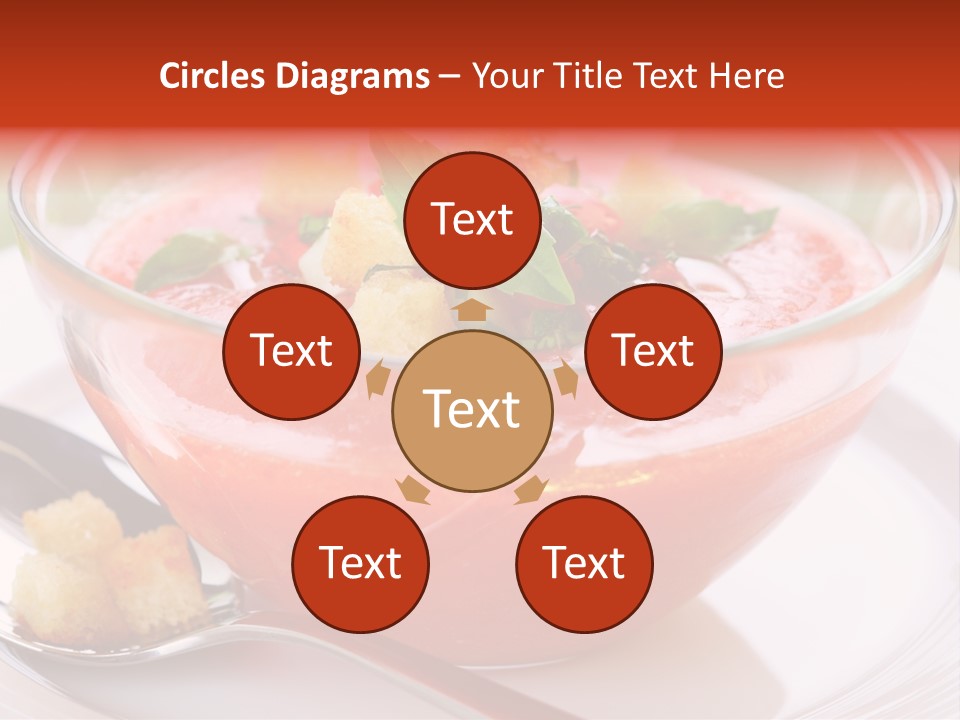 Gazpacho Vegetarian Tasty PowerPoint Template