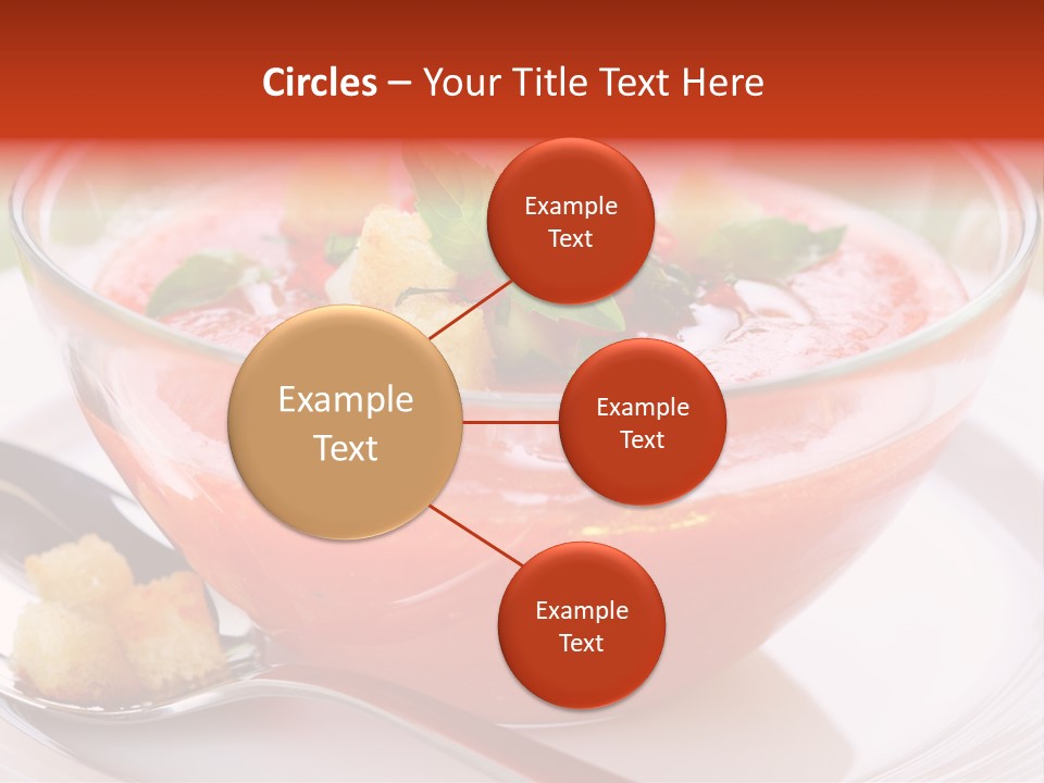 Gazpacho Vegetarian Tasty PowerPoint Template