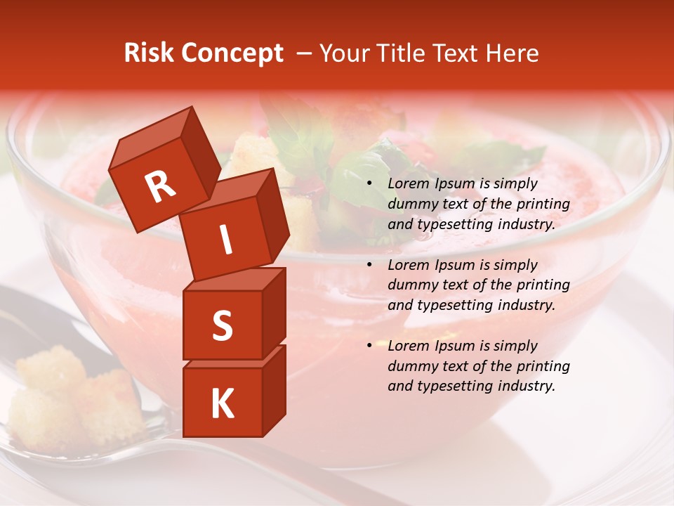 Gazpacho Vegetarian Tasty PowerPoint Template