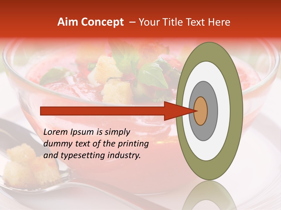 Gazpacho Vegetarian Tasty PowerPoint Template