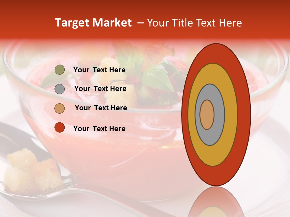 Gazpacho Vegetarian Tasty PowerPoint Template