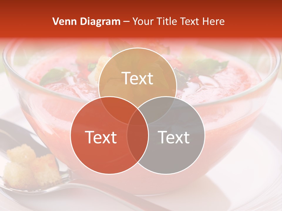 Gazpacho Vegetarian Tasty PowerPoint Template