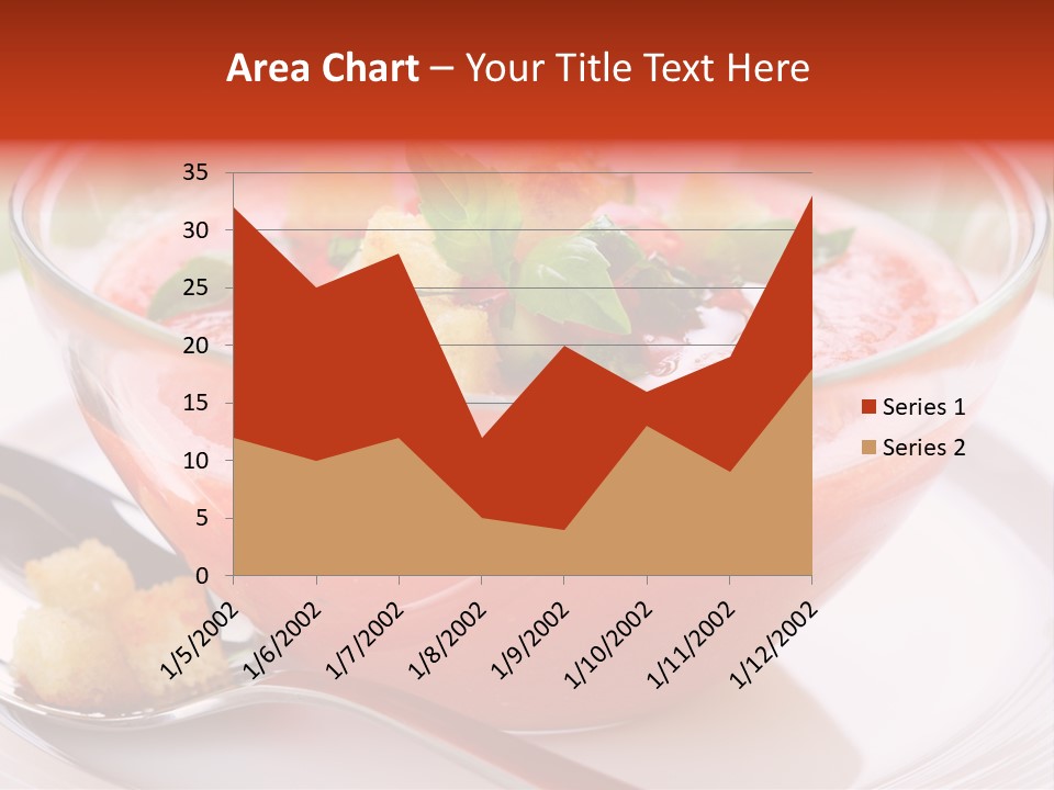 Gazpacho Vegetarian Tasty PowerPoint Template