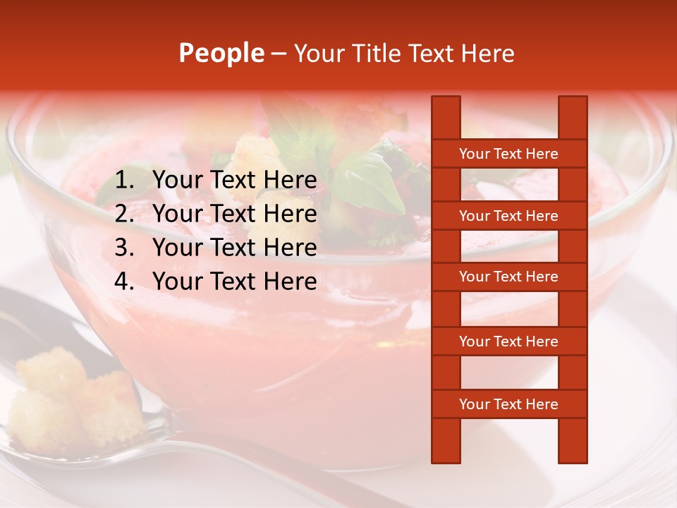 Gazpacho Vegetarian Tasty PowerPoint Template