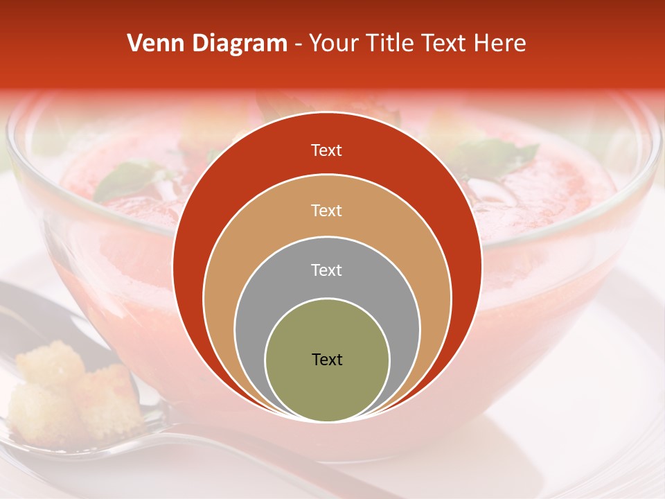 Gazpacho Vegetarian Tasty PowerPoint Template