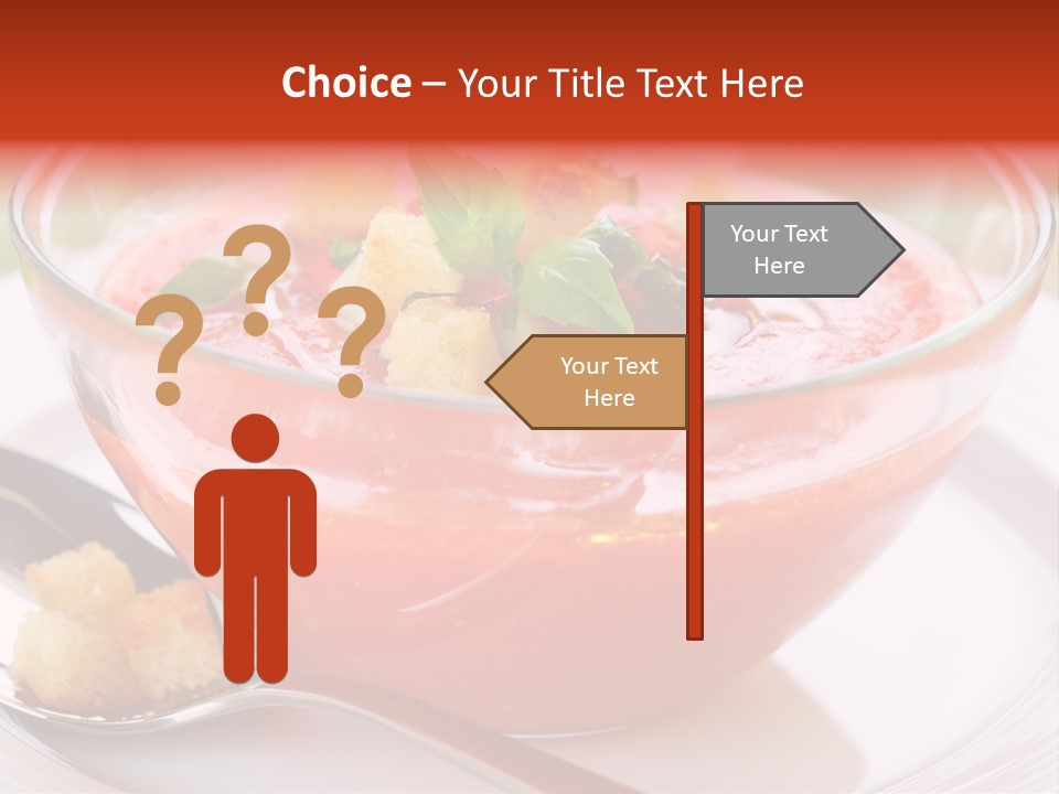 Gazpacho Vegetarian Tasty PowerPoint Template