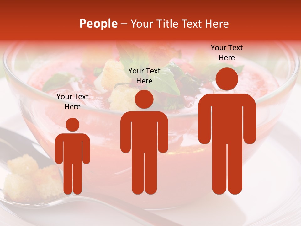 Gazpacho Vegetarian Tasty PowerPoint Template