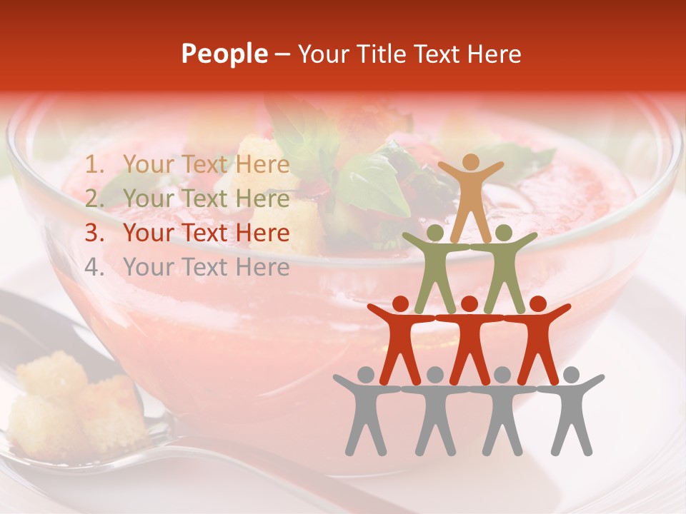 Gazpacho Vegetarian Tasty PowerPoint Template