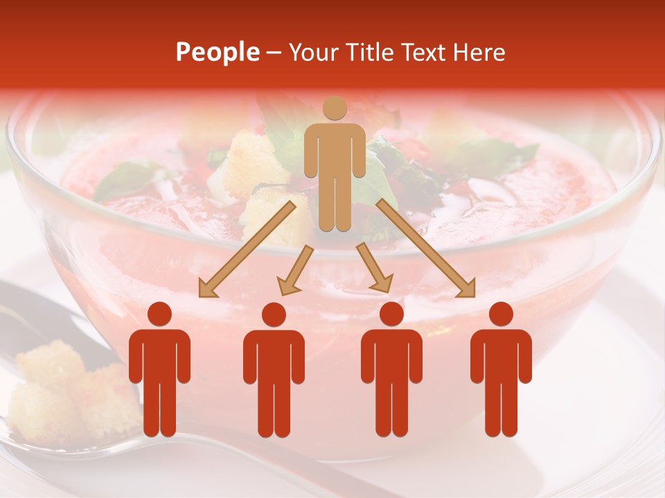 Gazpacho Vegetarian Tasty PowerPoint Template