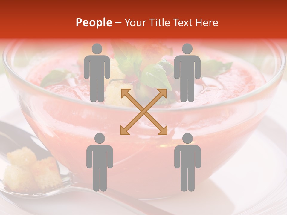 Gazpacho Vegetarian Tasty PowerPoint Template