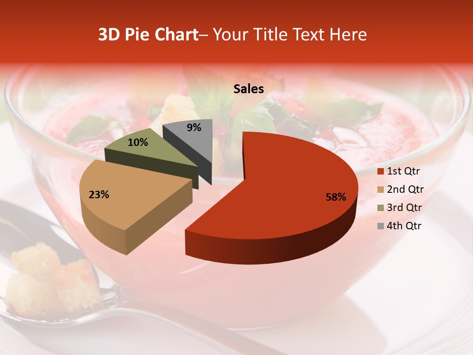 Gazpacho Vegetarian Tasty PowerPoint Template