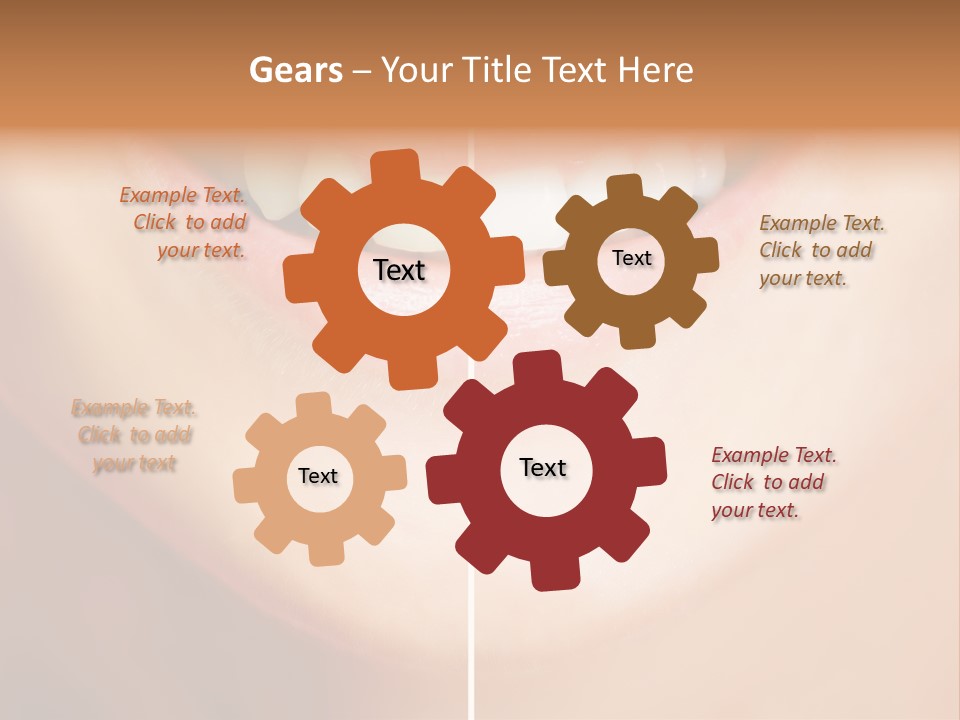 Healthy Healthcare Cosmetic PowerPoint Template