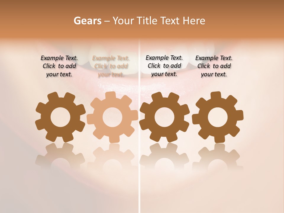 Healthy Healthcare Cosmetic PowerPoint Template