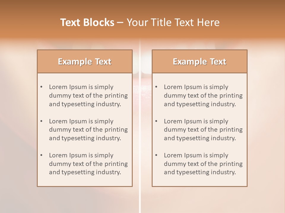 Healthy Healthcare Cosmetic PowerPoint Template