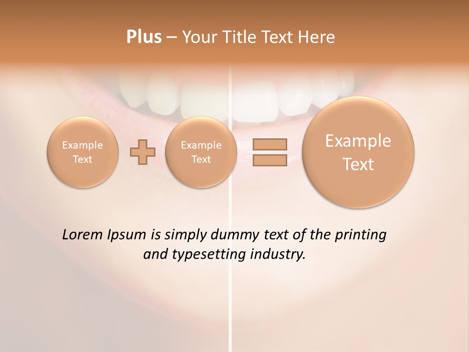 Healthy Healthcare Cosmetic PowerPoint Template