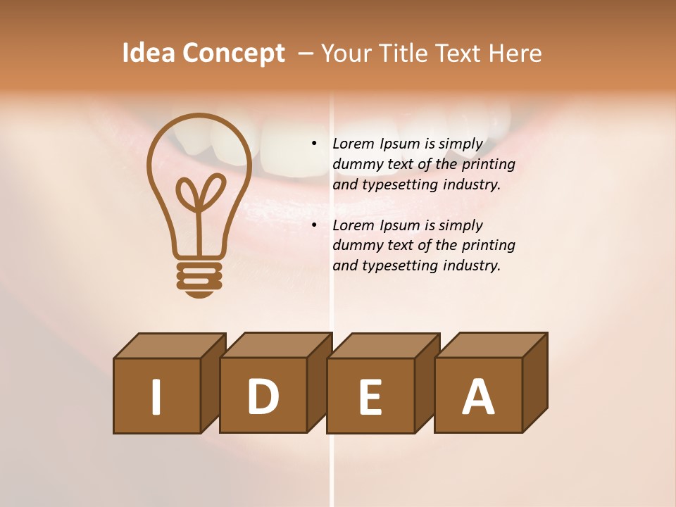 Healthy Healthcare Cosmetic PowerPoint Template