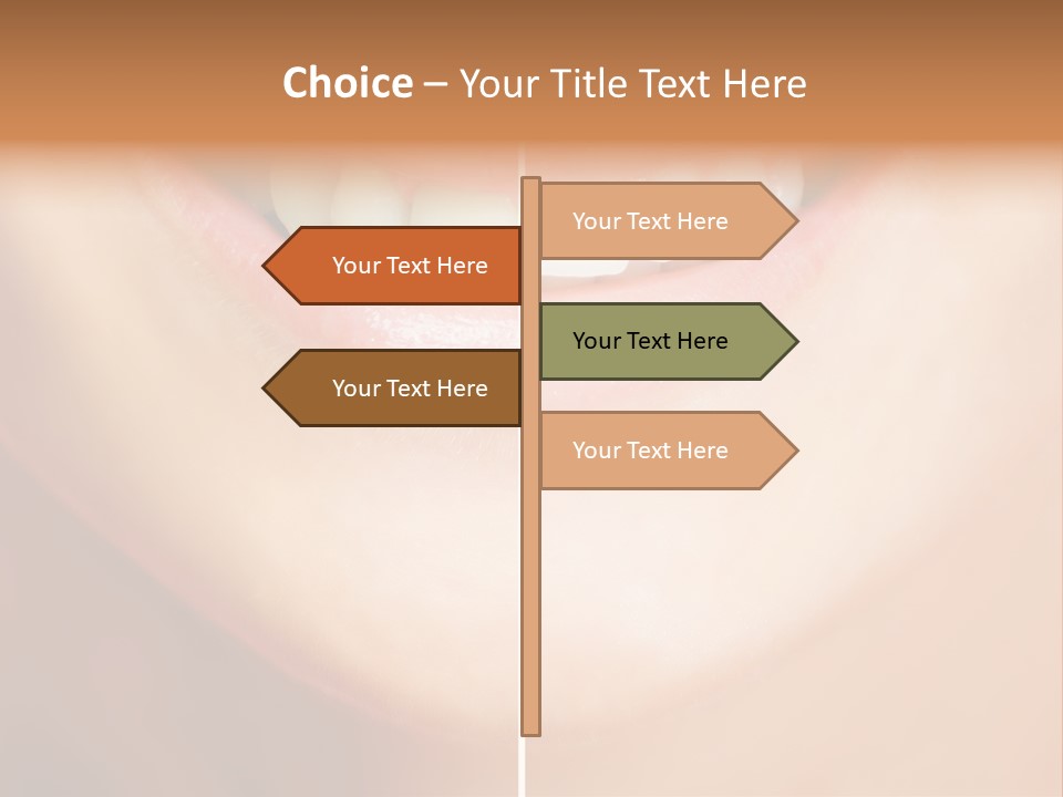 Healthy Healthcare Cosmetic PowerPoint Template