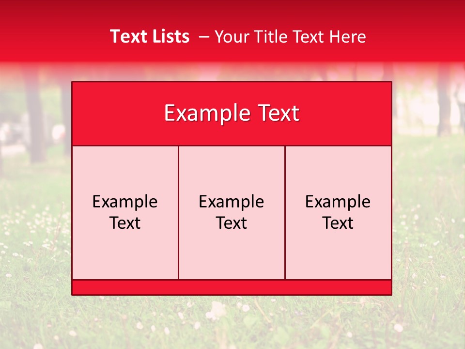 A Woman In A Red Shirt Is Sitting In The Grass PowerPoint Template