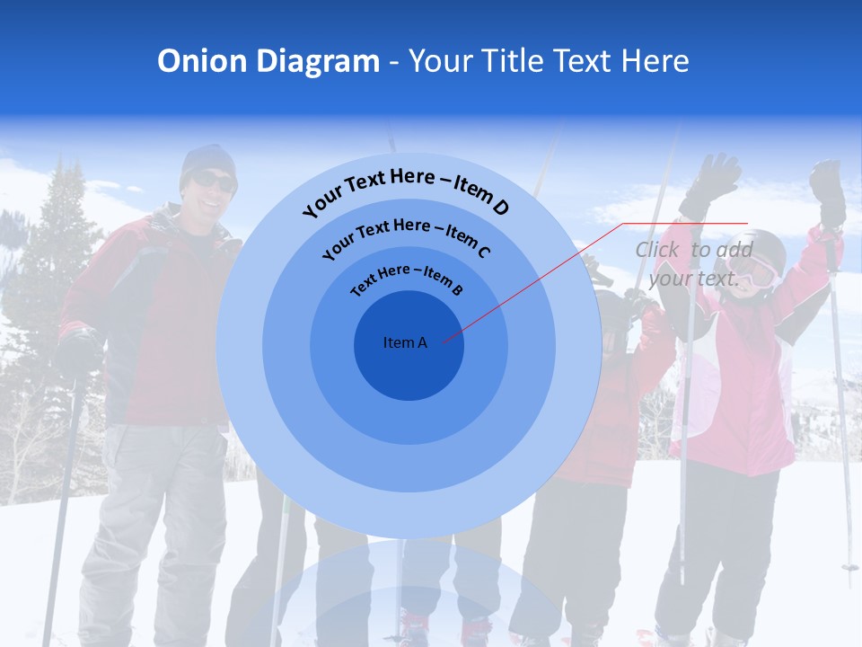 A Group Of People Standing On Top Of A Snow Covered Slope PowerPoint Template