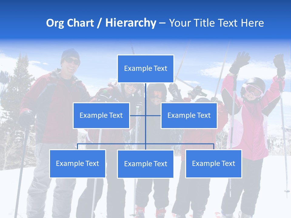 A Group Of People Standing On Top Of A Snow Covered Slope PowerPoint Template