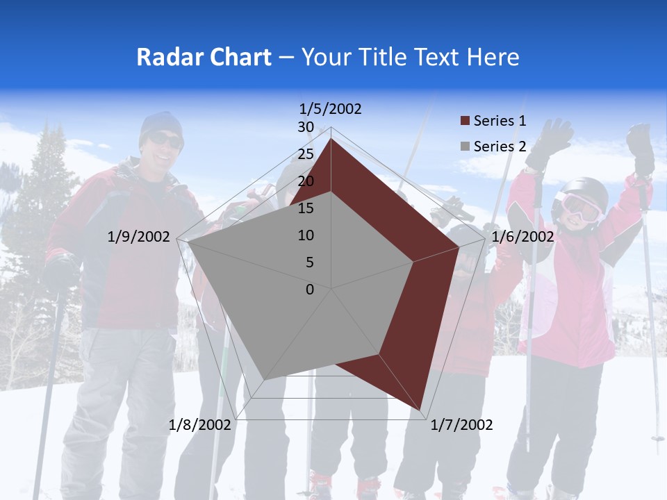 A Group Of People Standing On Top Of A Snow Covered Slope PowerPoint Template