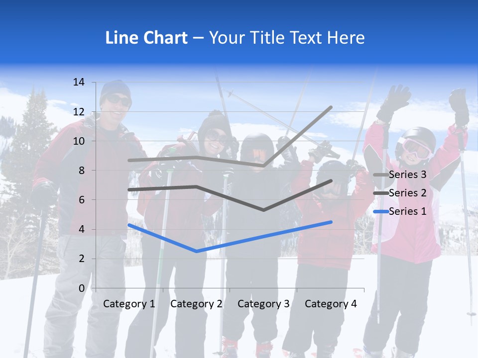 A Group Of People Standing On Top Of A Snow Covered Slope PowerPoint Template