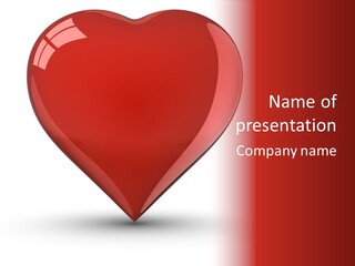 Glass Romance Valentine's Day PowerPoint Template