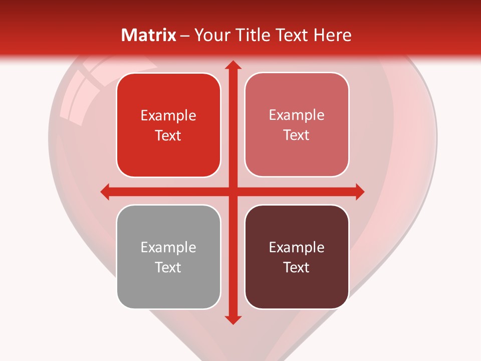 Glass Romance Valentine's Day PowerPoint Template