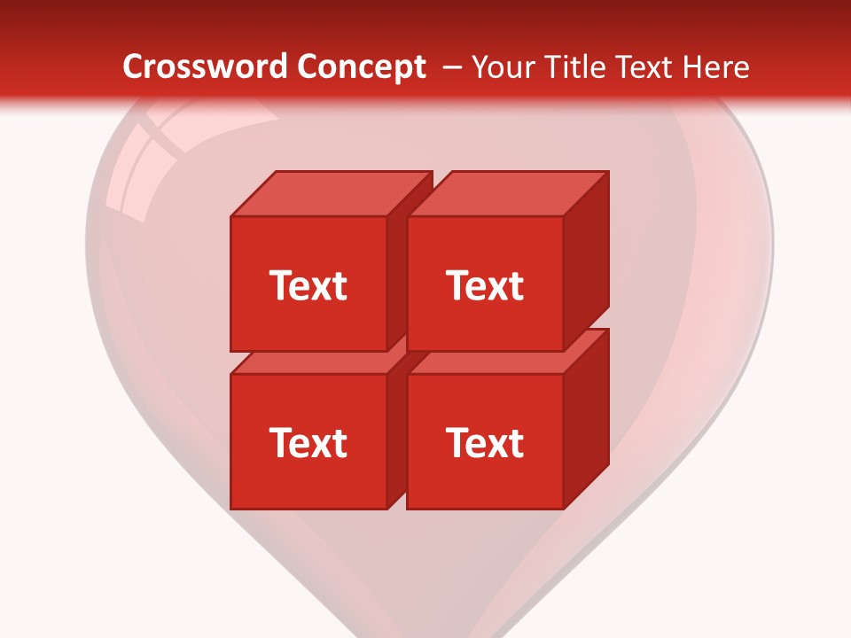 Glass Romance Valentine's Day PowerPoint Template