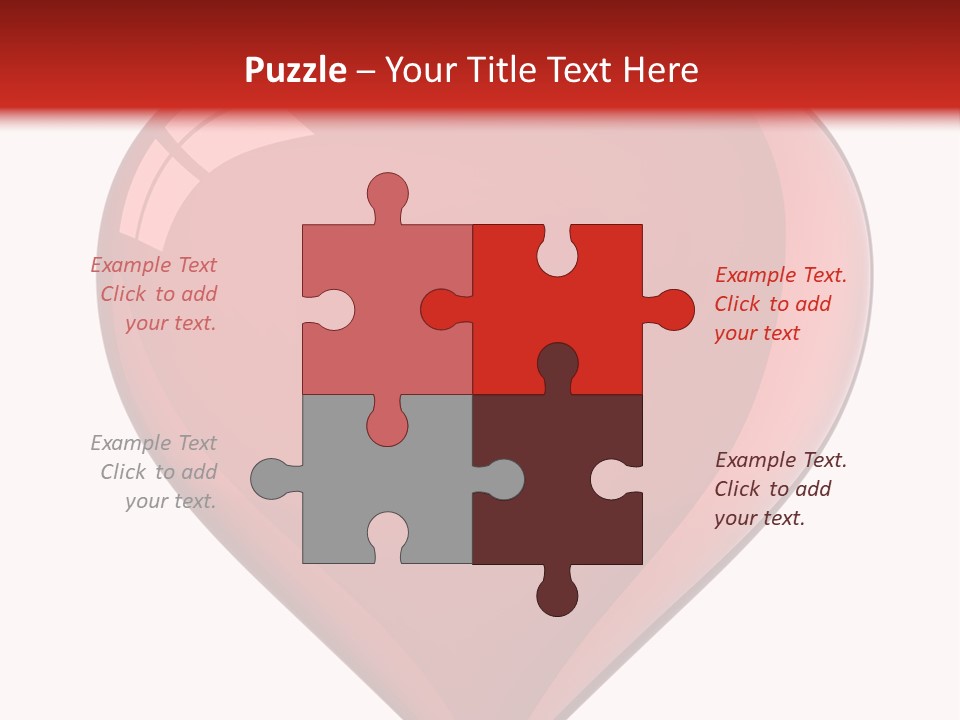 Glass Romance Valentine's Day PowerPoint Template