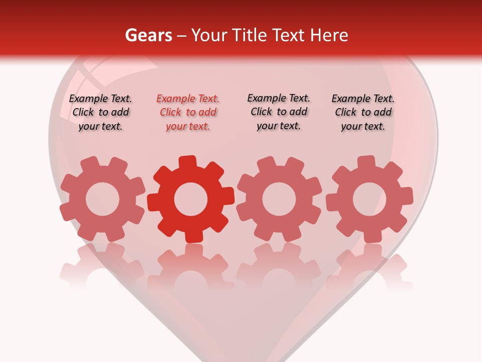 Glass Romance Valentine's Day PowerPoint Template