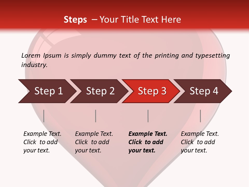 Glass Romance Valentine's Day PowerPoint Template