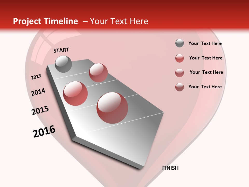 Glass Romance Valentine's Day PowerPoint Template