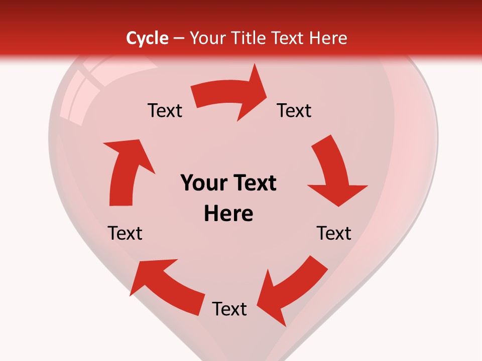 Glass Romance Valentine's Day PowerPoint Template