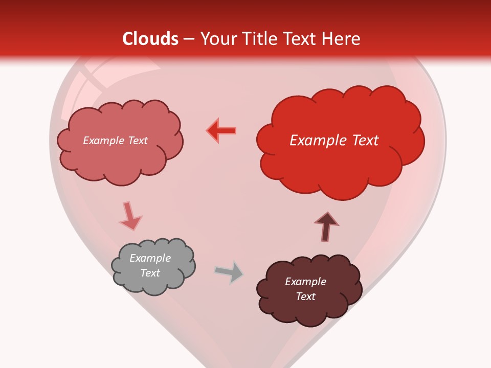 Glass Romance Valentine's Day PowerPoint Template