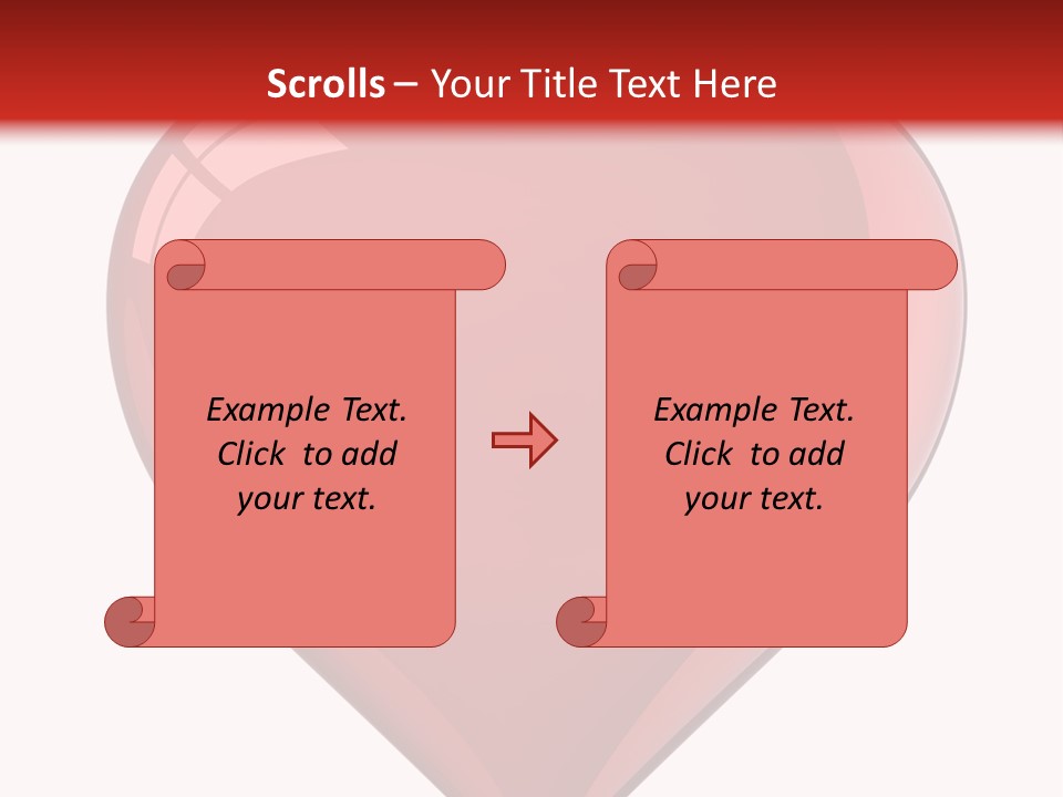 Glass Romance Valentine's Day PowerPoint Template