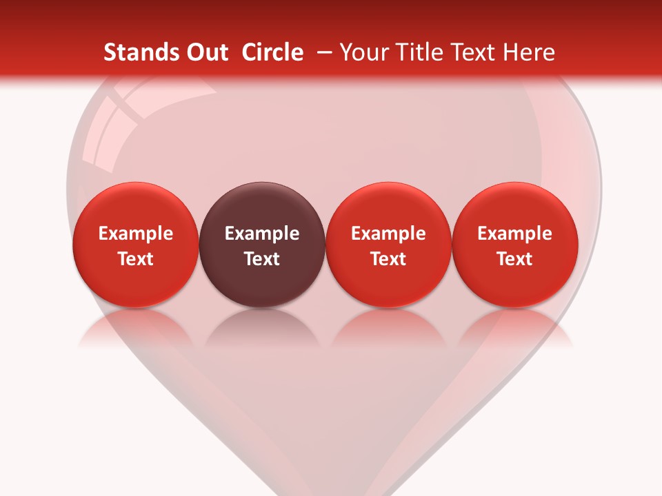 Glass Romance Valentine's Day PowerPoint Template