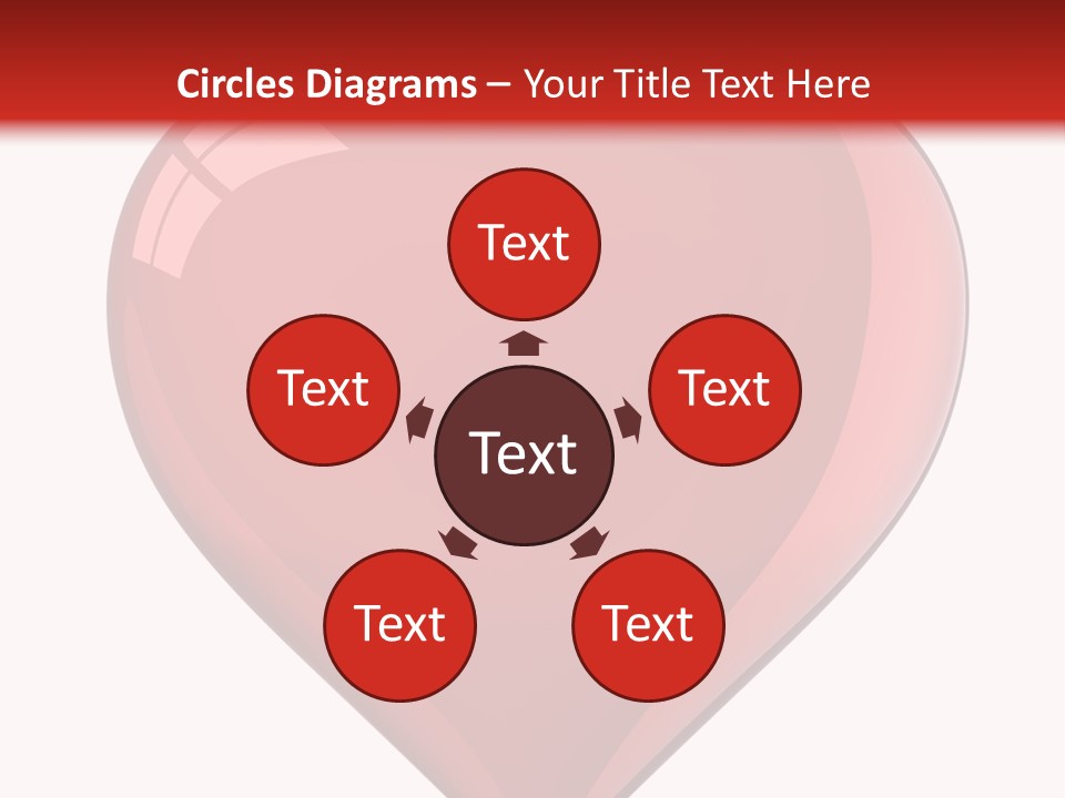 Glass Romance Valentine's Day PowerPoint Template