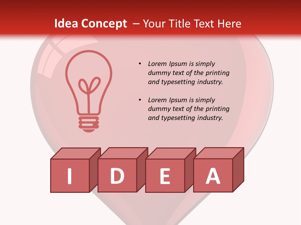 Glass Romance Valentine's Day PowerPoint Template