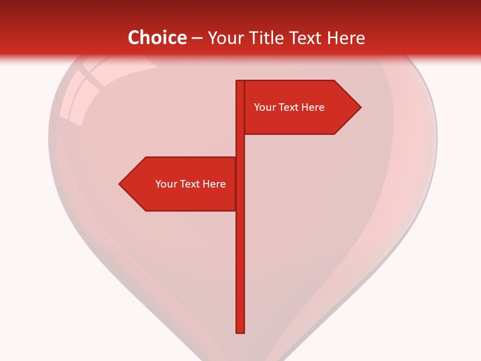 Glass Romance Valentine's Day PowerPoint Template