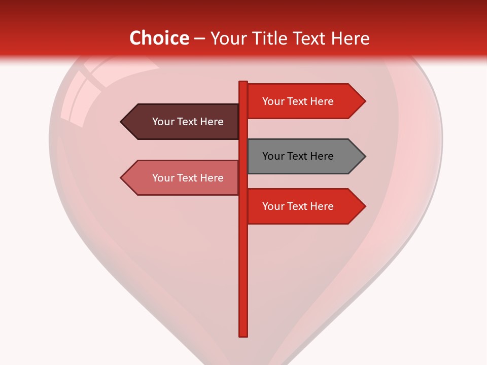 Glass Romance Valentine's Day PowerPoint Template