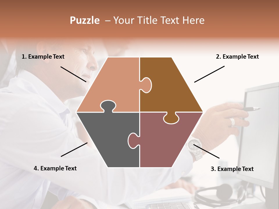 Think Isolated Power PowerPoint Template