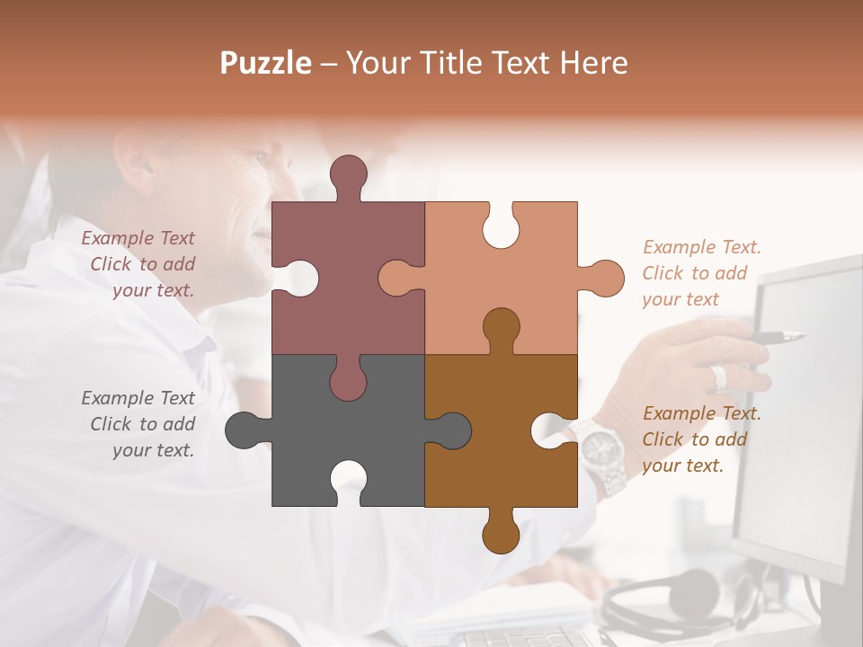 Think Isolated Power PowerPoint Template