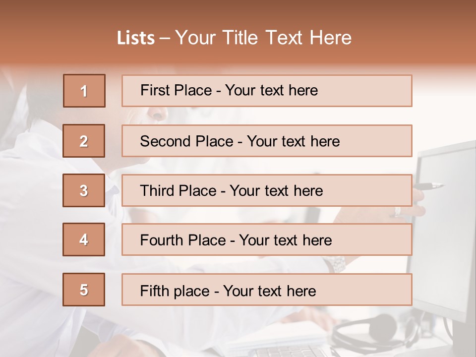 Think Isolated Power PowerPoint Template